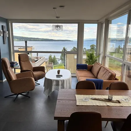 Modern House With Panoramic Views Of Mjosa * Gjøvik